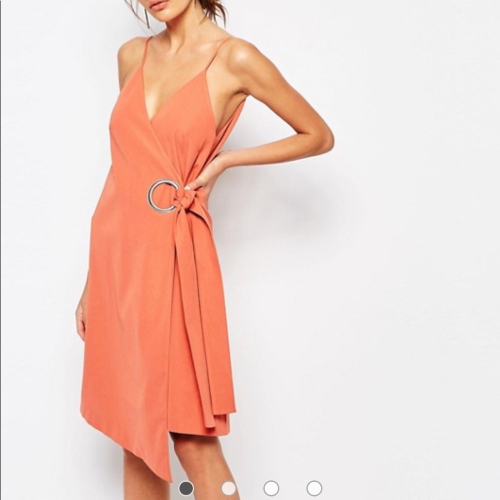 C/MEO Collective burnt orange wrap dress